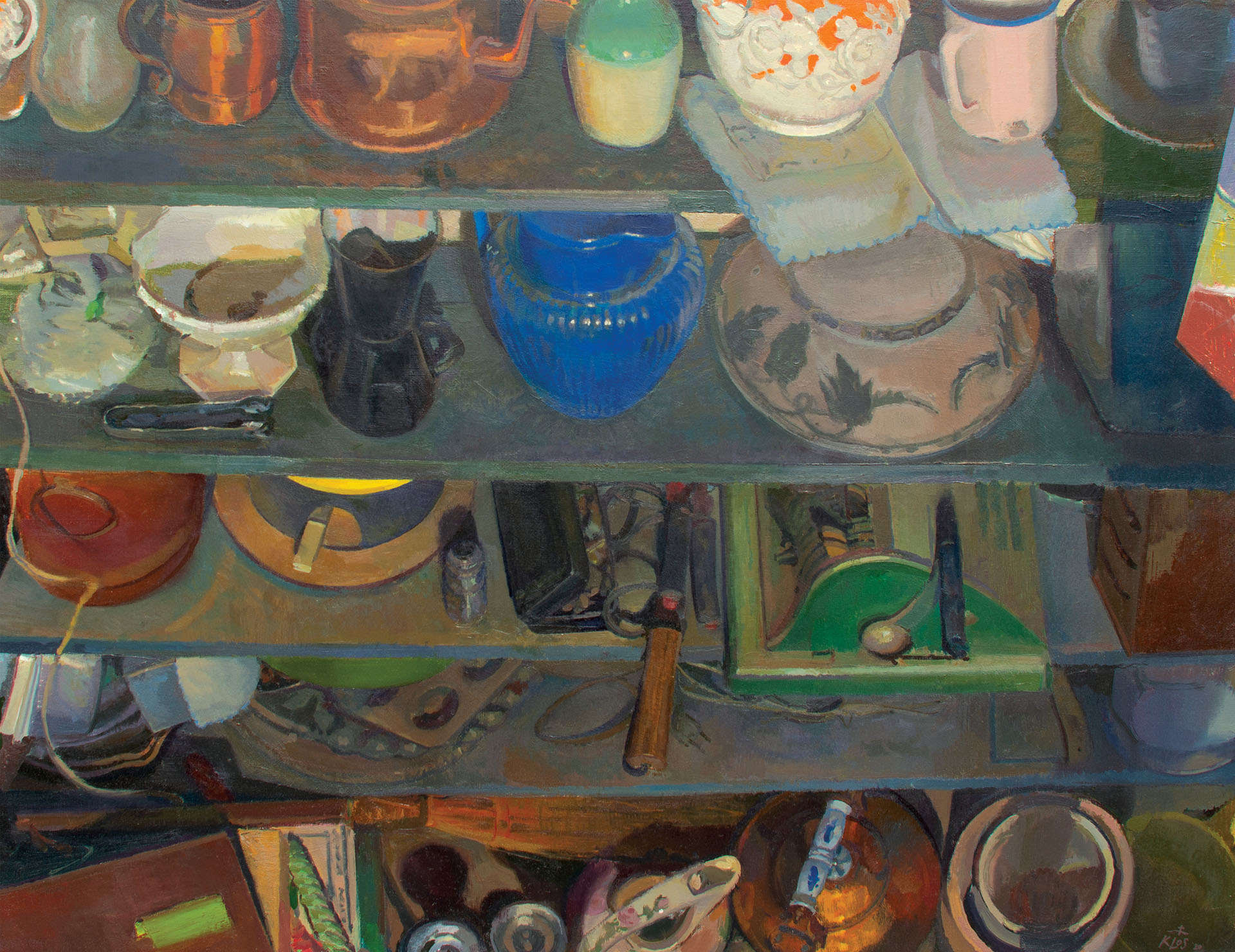 Shelves / oil on panel / 30" x 48" / 2013